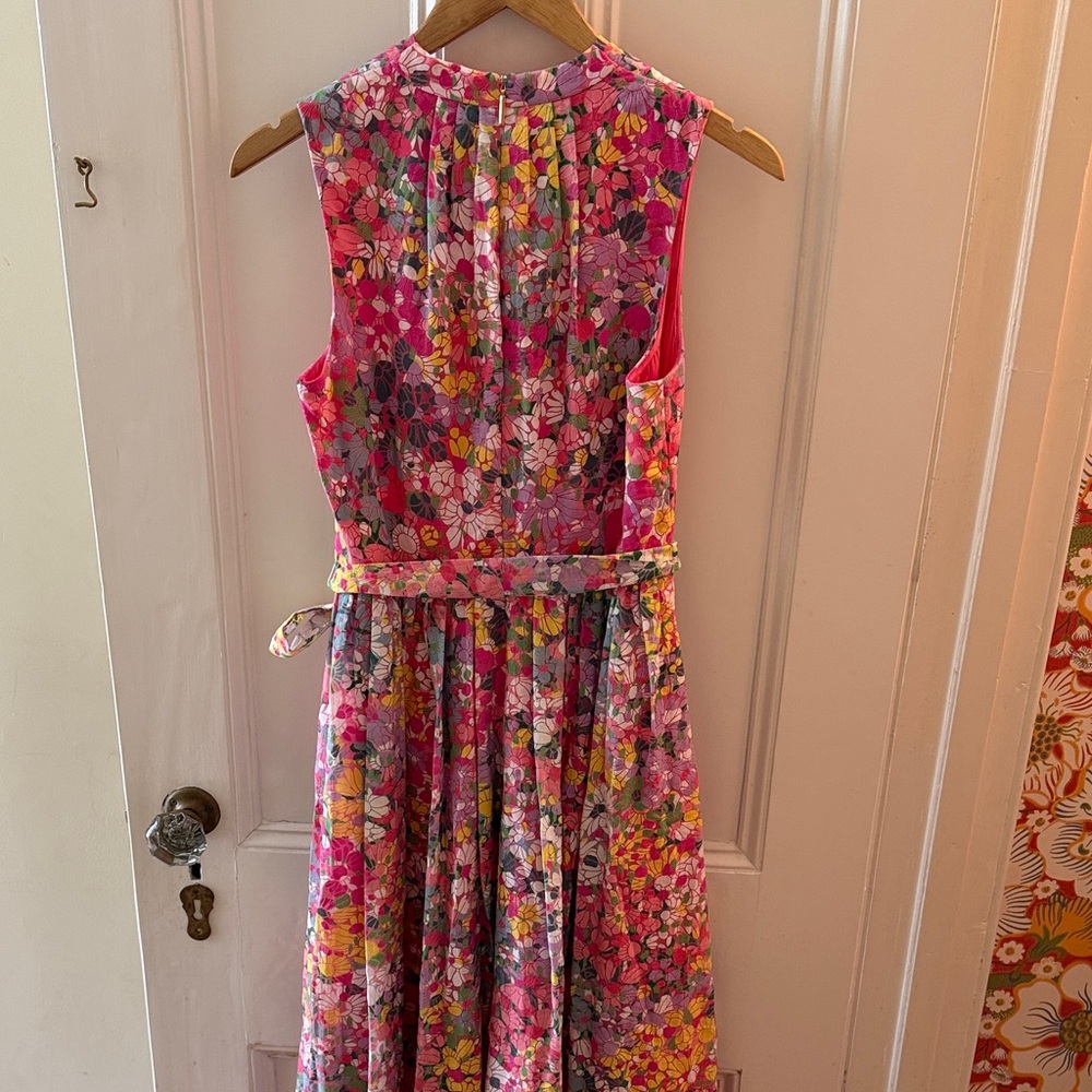 Kate Spade Multicolor Floral Midi Dress size 8 - Picture 10 of 12
